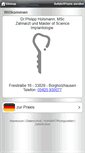 Mobile Screenshot of dr-huelsmann.net